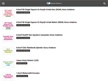 Tablet Screenshot of matematikdefterim.net